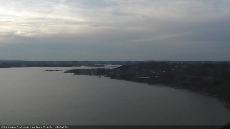 Lake Travis webcam, December 11, 2018 4:10 PM CT