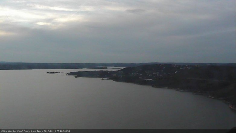 Lake Travis webcam, December 11, 2018 4:20 PM CT