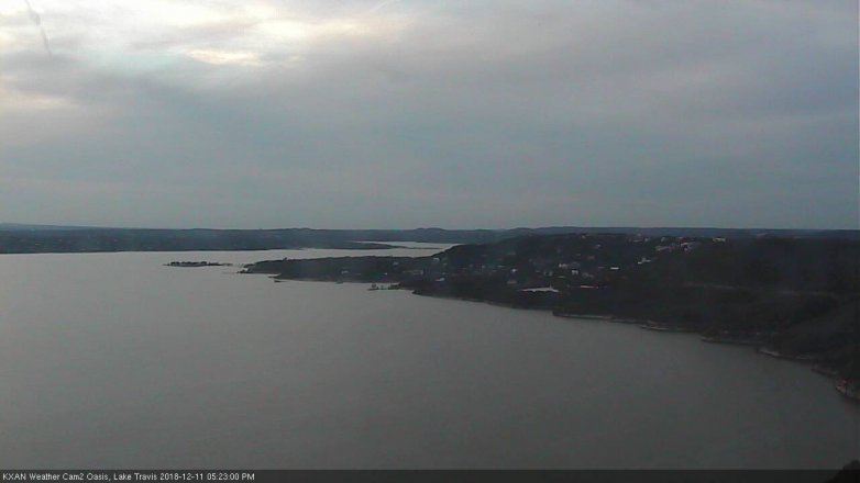 Lake Travis webcam, December 11, 2018 4:25 PM CT