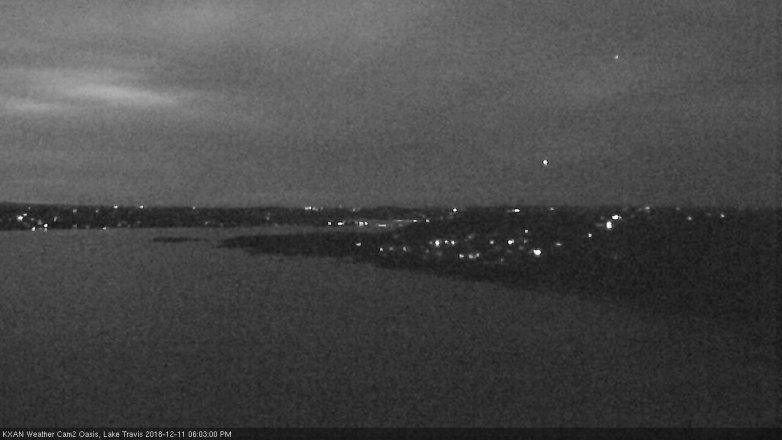 Lake Travis webcam, December 11, 2018 5:05 PM CT