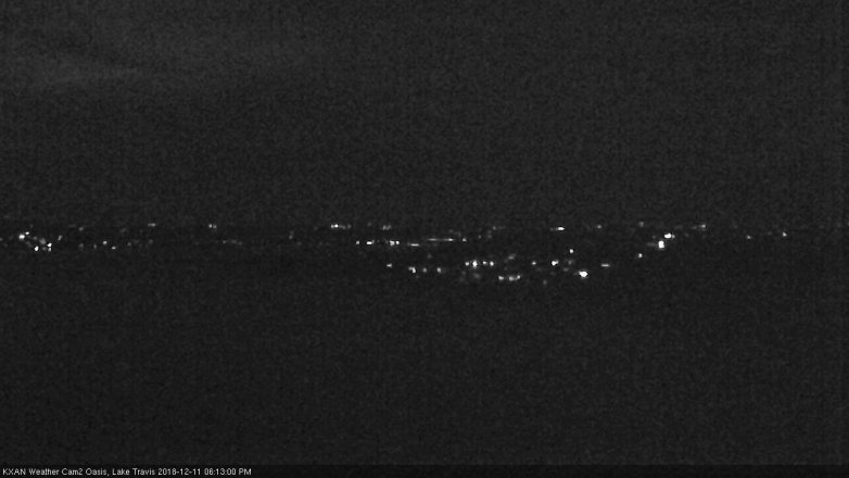 Lake Travis webcam, December 11, 2018 5:15 PM CT