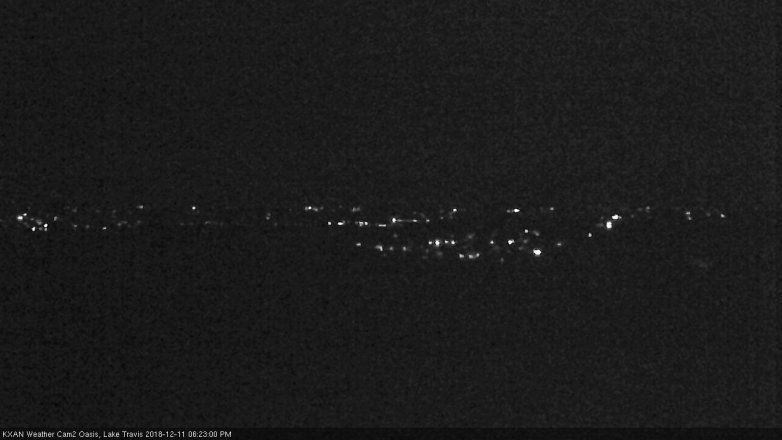 Lake Travis webcam, December 11, 2018 5:25 PM CT