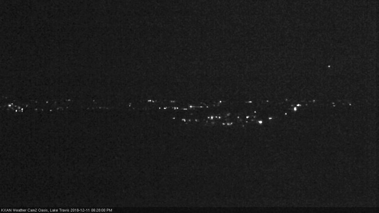 Lake Travis webcam, December 11, 2018 5:30 PM CT