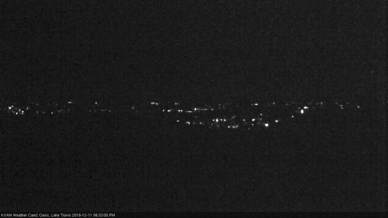 Lake Travis webcam, December 11, 2018 5:35 PM CT