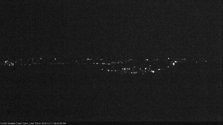 Lake Travis webcam, December 11, 2018 5:45 PM CT