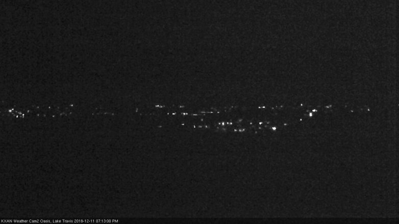 Lake Travis webcam, December 11, 2018 6:15 PM CT