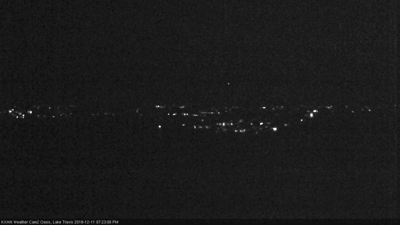 Lake Travis webcam, December 11, 2018 6:25 PM CT