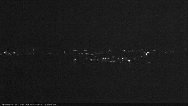 Lake Travis webcam, December 11, 2018 6:30 PM CT