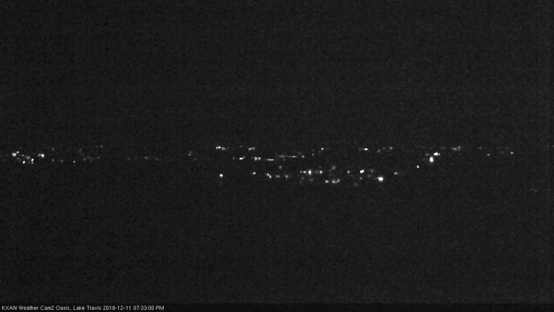 Lake Travis webcam, December 11, 2018 6:35 PM CT