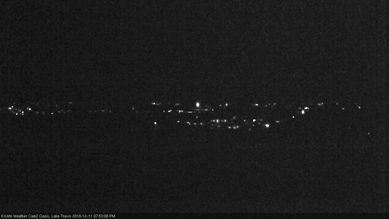 Lake Travis webcam, December 11, 2018 6:55 PM CT