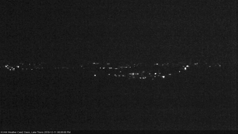 Lake Travis webcam, December 11, 2018 7:10 PM CT