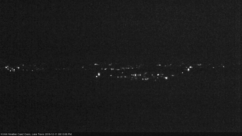 Lake Travis webcam, December 11, 2018 7:15 PM CT