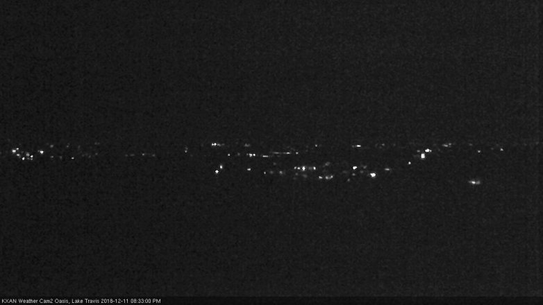Lake Travis webcam, December 11, 2018 7:35 PM CT