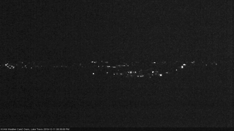 Lake Travis webcam, December 11, 2018 7:40 PM CT