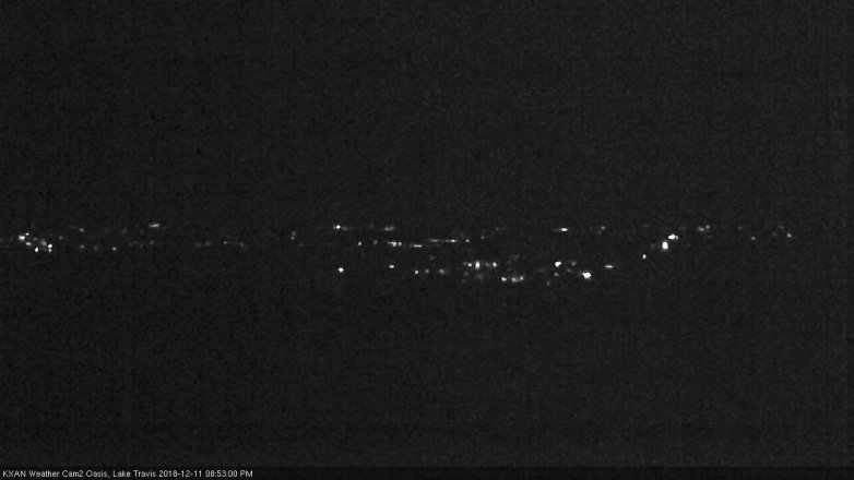 Lake Travis webcam, December 11, 2018 7:55 PM CT
