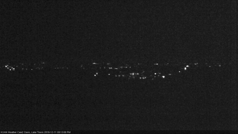 Lake Travis webcam, December 11, 2018 8:15 PM CT