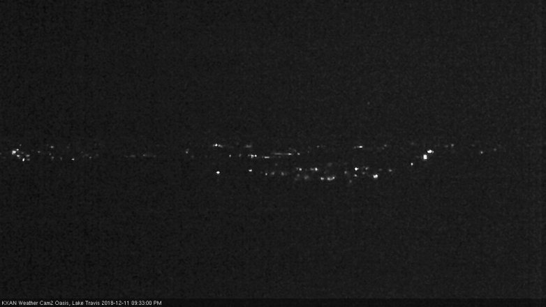 Lake Travis webcam, December 11, 2018 8:35 PM CT