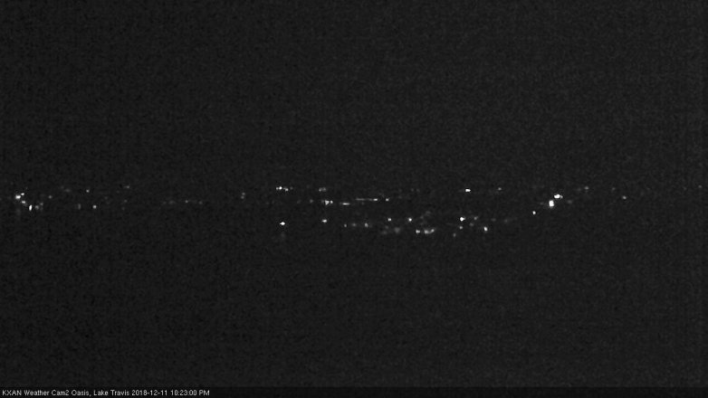Lake Travis webcam, December 11, 2018 9:25 PM CT