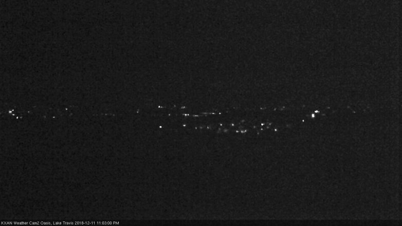 Lake Travis webcam, December 11, 2018 10:05 PM CT