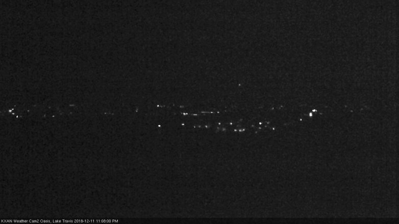 Lake Travis webcam, December 11, 2018 10:10 PM CT