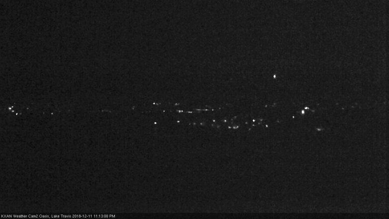 Lake Travis webcam, December 11, 2018 10:15 PM CT
