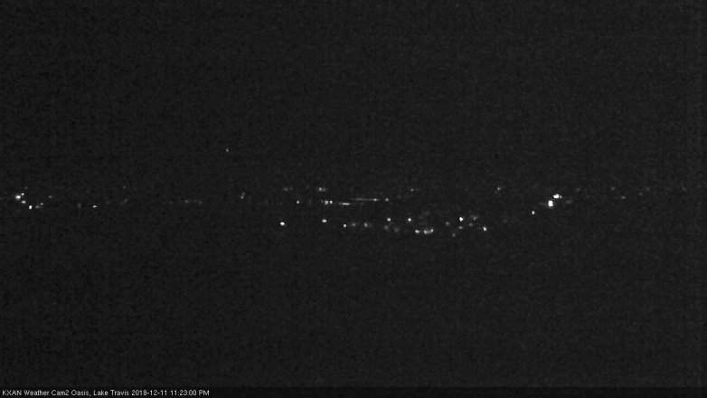 Lake Travis webcam, December 11, 2018 10:25 PM CT