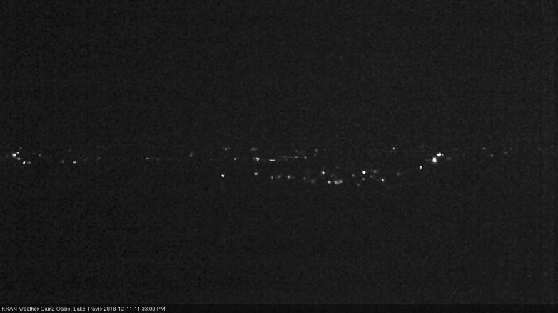 Lake Travis webcam, December 11, 2018 10:35 PM CT
