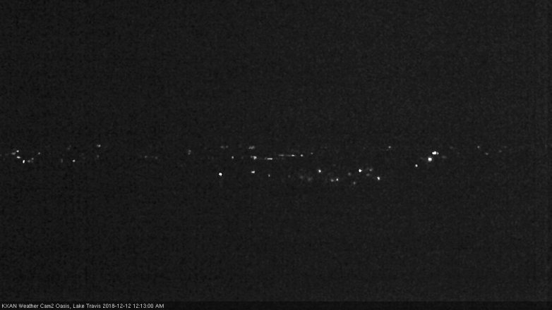 Lake Travis webcam, December 11, 2018 11:15 PM CT