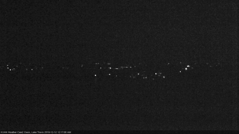 Lake Travis webcam, December 11, 2018 11:20 PM CT