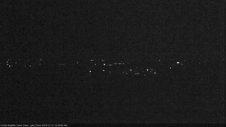 Lake Travis webcam, December 11, 2018 11:40 PM CT