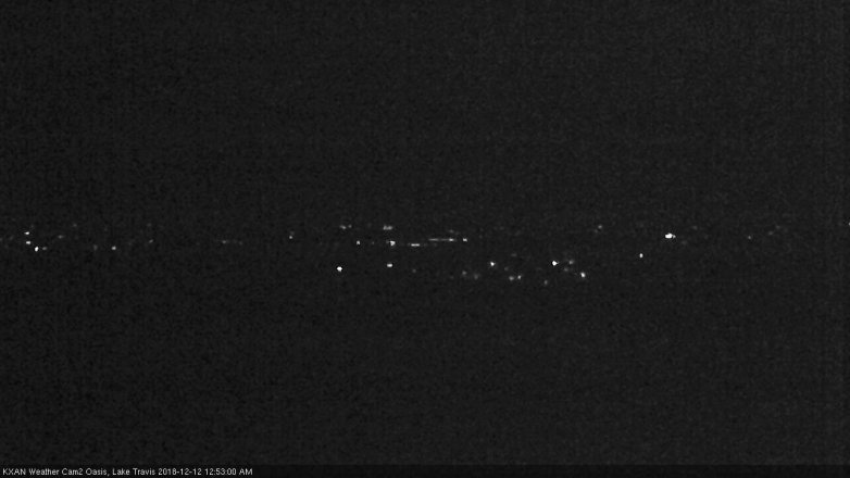 Lake Travis webcam, December 11, 2018 11:55 PM CT