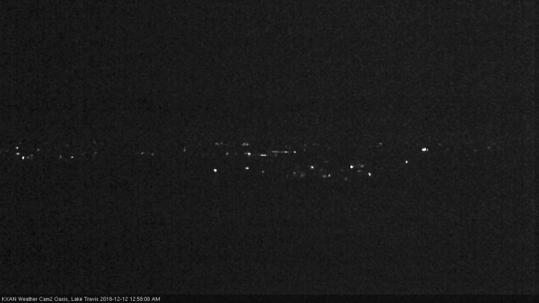Lake Travis webcam, December 11, 2018 12:00 AM CT