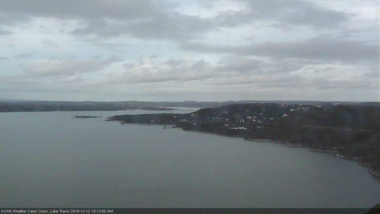 Lake Travis webcam, December 12, 2018 9:15 AM CT