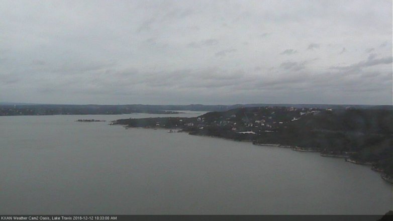 Lake Travis webcam, December 12, 2018 9:35 AM CT