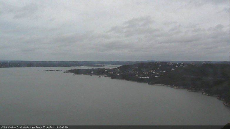 Lake Travis webcam, December 12, 2018 9:40 AM CT