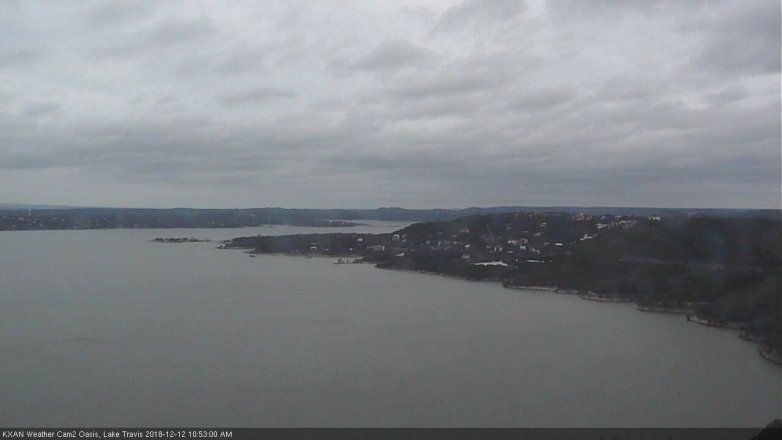 Lake Travis webcam, December 12, 2018 9:55 AM CT