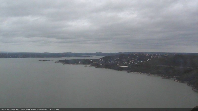 Lake Travis webcam, December 12, 2018 10:05 AM CT