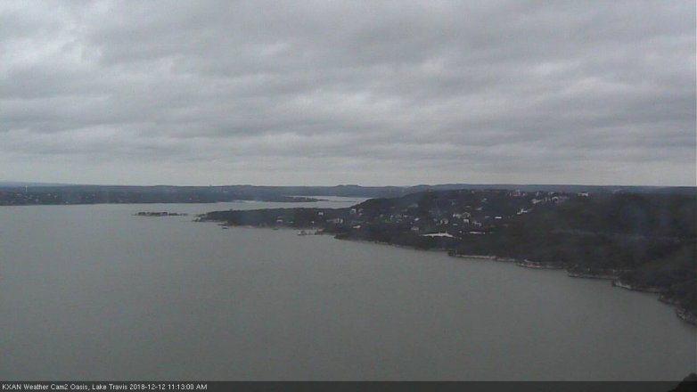 Lake Travis webcam, December 12, 2018 10:15 AM CT