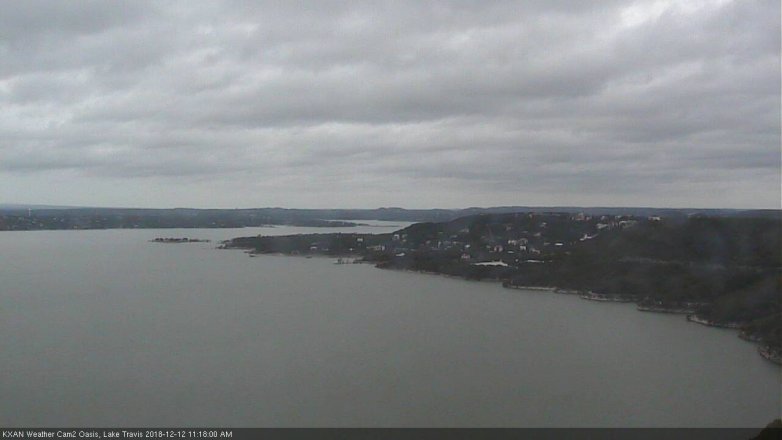 Lake Travis webcam, December 12, 2018 10:20 AM CT
