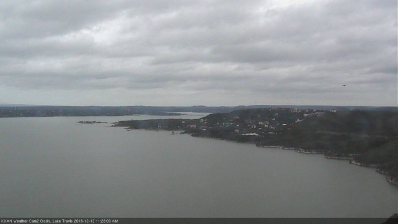 Lake Travis webcam, December 12, 2018 10:25 AM CT