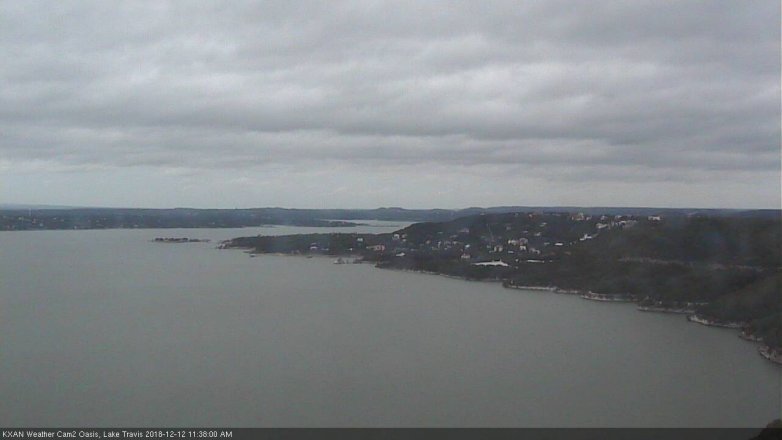 Lake Travis webcam, December 12, 2018 10:40 AM CT