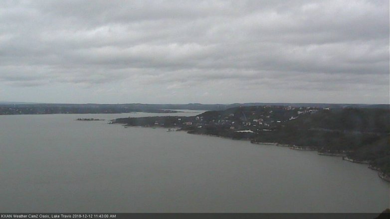 Lake Travis webcam, December 12, 2018 10:45 AM CT