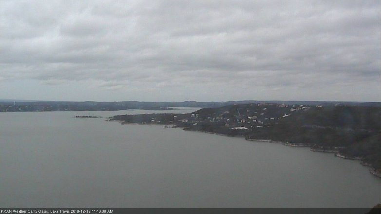 Lake Travis webcam, December 12, 2018 10:50 AM CT