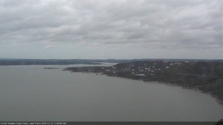 Lake Travis webcam, December 12, 2018 11:00 AM CT