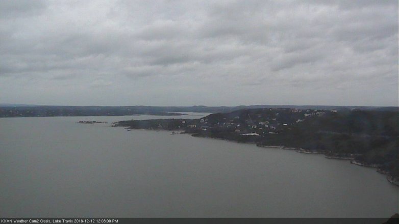 Lake Travis webcam, December 12, 2018 11:10 AM CT