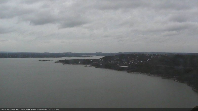 Lake Travis webcam, December 12, 2018 11:25 AM CT