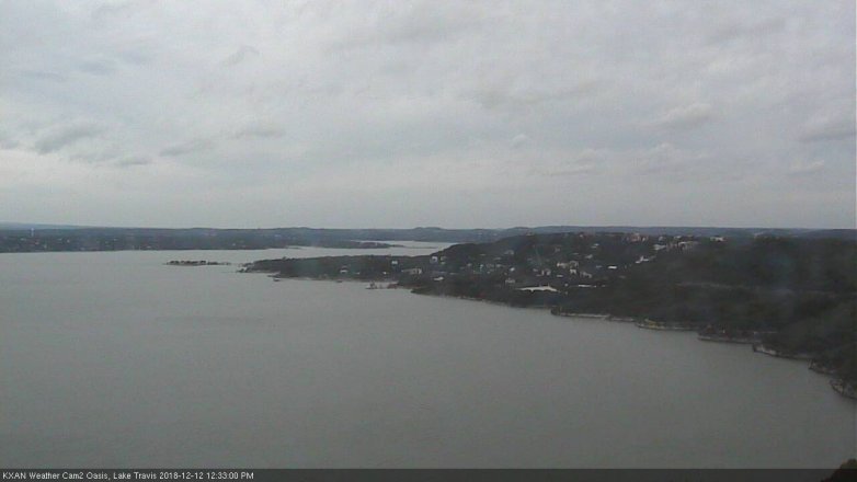 Lake Travis webcam, December 12, 2018 11:35 AM CT