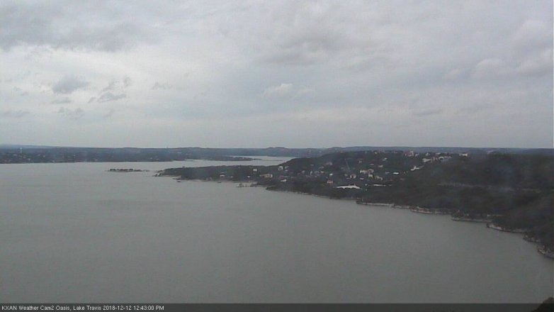 Lake Travis webcam, December 12, 2018 11:45 AM CT