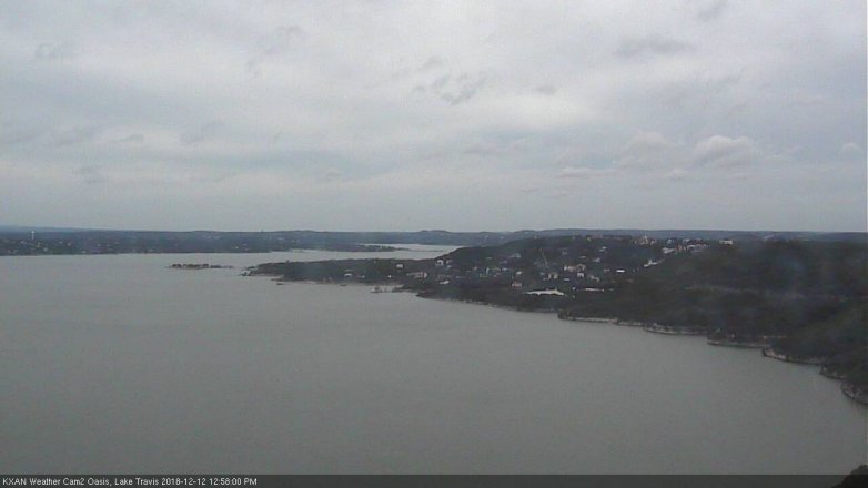 Lake Travis webcam, December 12, 2018 12:00 PM CT