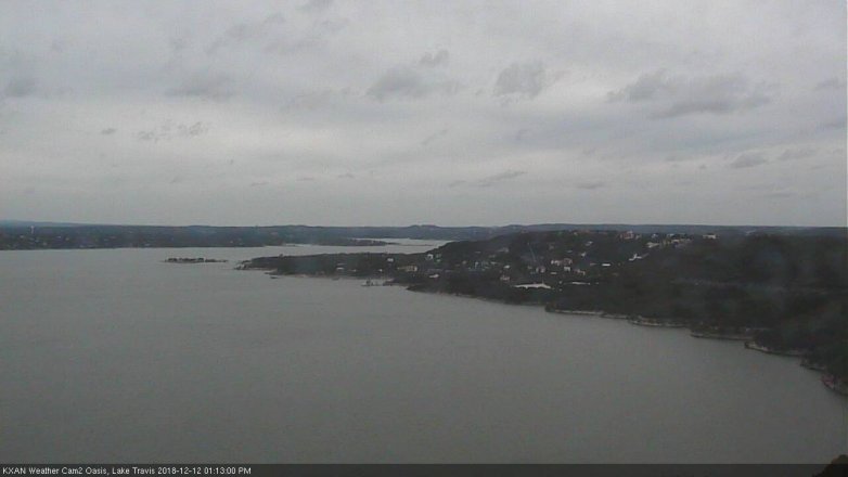 Lake Travis webcam, December 12, 2018 12:15 PM CT